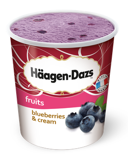 Häagen-Dazs Eiscreme Blueberries & Cream<sup>a,c,g</sup>