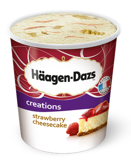 Häagen-Dazs Eiscreme Strawberry & Cheesecake