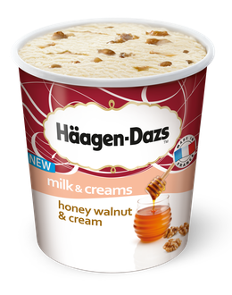 Häagen-Dazs Eiscreme Honey-Wallnut<sup>c,g,f,h</sup>